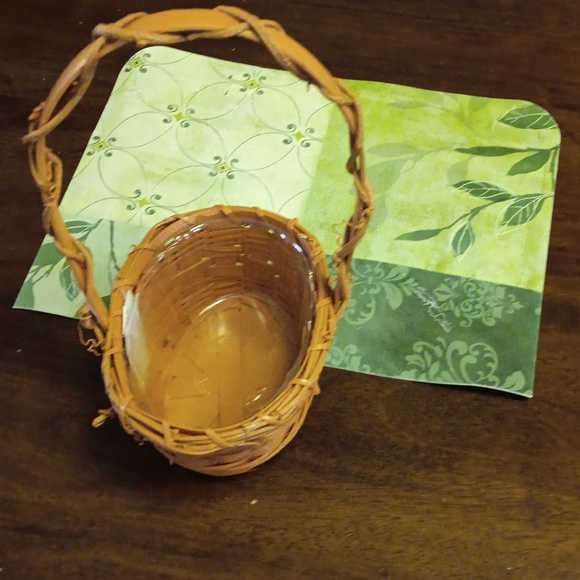 Orange Wicker Gift Basket - Picture 2 of 2